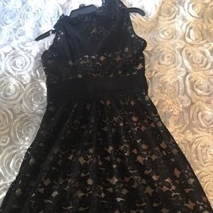 Banana Republic Black Lace Dress
